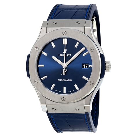 hublot classic fusion blue dial|hublot classic fusion movement.